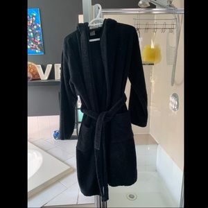 Black housecoat